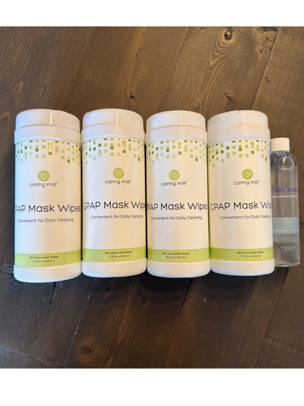 Caring Mill CPAP Mask Wipes & So Clean Neutralizing Pre-Wash New Sealed 400